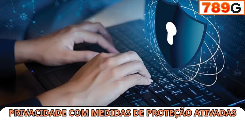 Privacidade com medidas de proteção ativadas