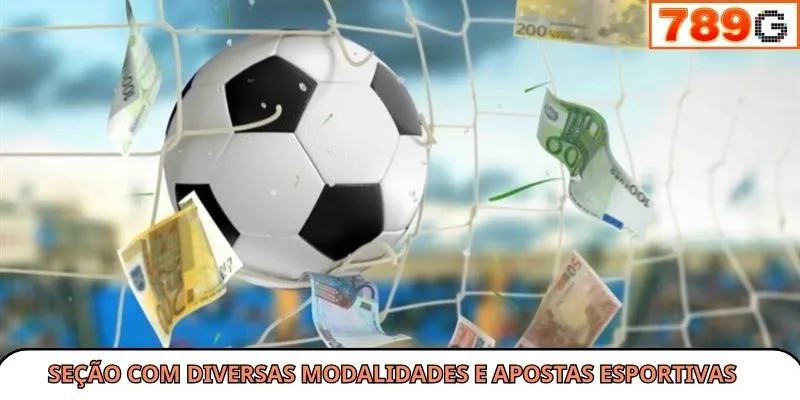 Seção com diversas modalidades e apostas esportivas